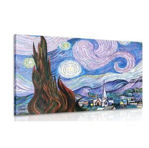 Obraz reprodukce Hvězdná noc - Vincent van Gogh