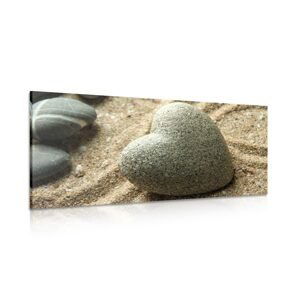 Obraz Zen kámen ve tvaru srdce
