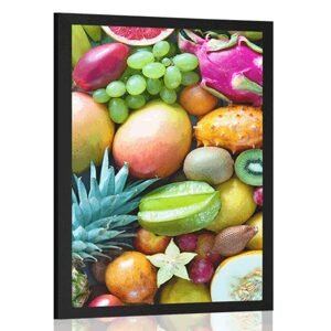 Plakát tropické ovoce