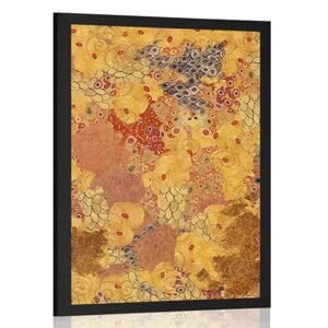 Plakát abstrakce ve stylu G. Klimta
