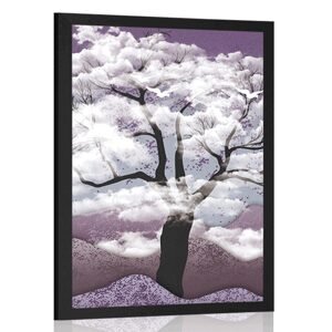 Plakát strom zalitý oblaky