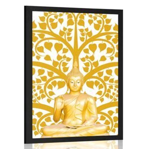 Plakát Buddha se stromem života