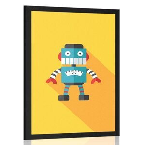 Plakát veselý robot