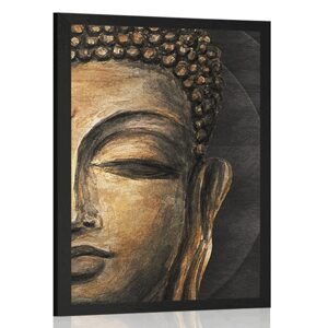 Plakát tvář Buddhy