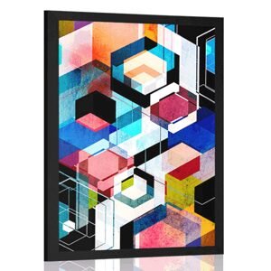 Plakát abstraktní geometrie