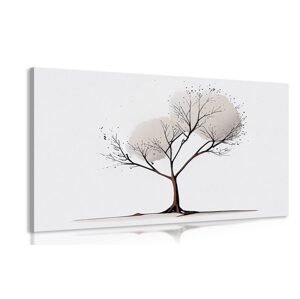Obraz minimalistický strom bez listí