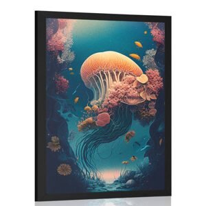 Plakát surrealistická medúza
