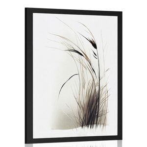 Plakát minimalistická suchá tráva