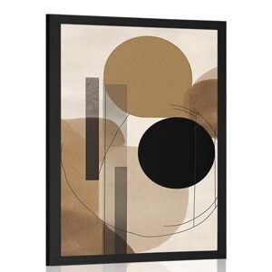 Plakát abstraktní tvary No6