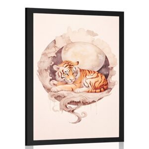 Plakát zasněný tygr
