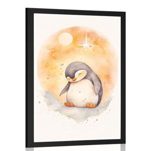 Plakát zasněný tučňáček