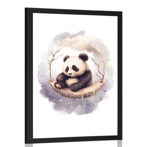 Plakát zasněná panda
