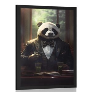 Plakát zvířecí gangster panda