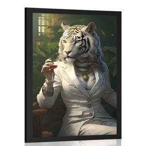 Plakát zvířecí gangster tygřice
