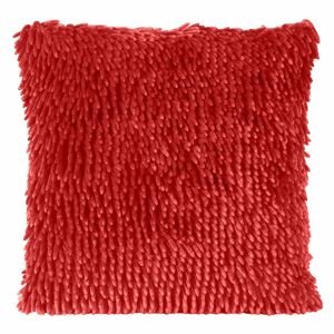 Polštář SHAGGY s hustým vlasem, červená, 40x40 cm Mybesthome Varianta: Povlak na polštář, 40x40 cm
