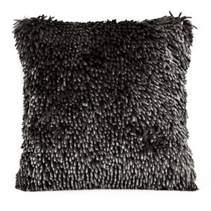 Polštář SHAGGY s hustým vlasem, grafitová, 40x40 cm Mybesthome Varianta: Povlak na polštář s výplní, 40x40 cm