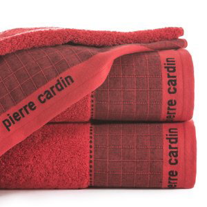 Bavlněný froté ručník MAKS 50x100 cm, červená, 500 gr PIERRE CARDIN Varianta: ručník - 1 kus 50x90 cm