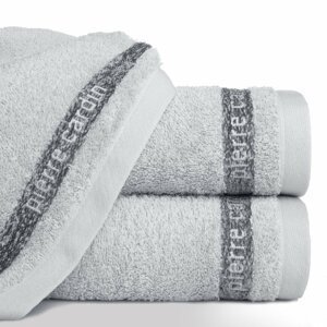 Bavlněný froté ručník TOM 50x90 cm, stříbrná, 480 gr PIERRE CARDIN Varianta: ručník - 1 kus 50x90 cm