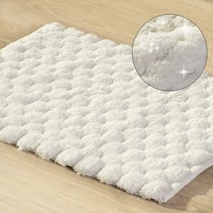 Koupelnová předložka - kobereček LUCA bílá 50x70 cm nebo 60x90 cm Mybesthome Rozměr: 50x70 cm