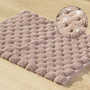 Koupelnová předložka - kobereček LUCA růžová 50x70 cm nebo 60x90 cm Mybesthome Rozměr: 50x70 cm