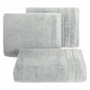 Bavlněný froté ručník s proužky DAMIAN 50x90 cm, šedá, 500 gr Mybesthome Varianta: ručník - 1 kus 50x90 cm