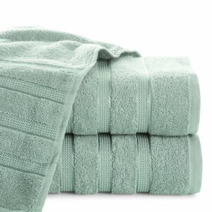 Bavlněný froté ručník s proužky JADEA 50x90 cm, mátová, 500 gr Mybesthome Varianta: ručník - 1 kus 50x90 cm