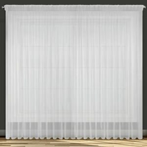 Dekorační dlouhá záclona s řasící páskou ALAXA bílá 350x250 cm MyBestHome