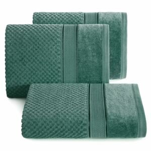 Bavlněný froté ručník s proužky JESSICA 50x90 cm, zelená, 500 gr Mybesthome Varianta: ručník - 1 kus 50x90 cm