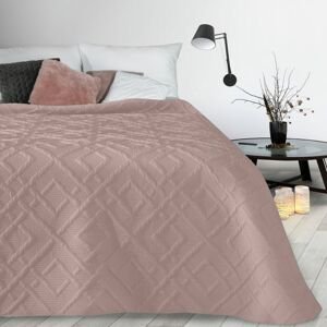 Přehoz na postel ALMERIA 220x240 cm růžová Mybesthome