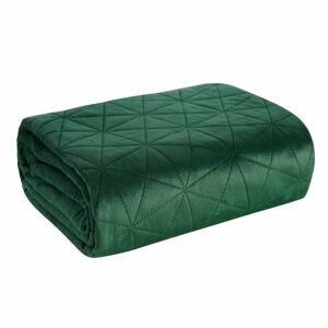 Přehoz na křeslo - sedačku LUIZA zelená 70x160 cm Mybesthome