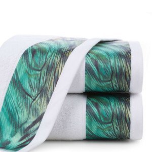 Bavlněný froté ručník s bordurou COLLIN 50x90 cm, bílá, 500 gr Eva Minge Varianta: ručník - 1 kus 50x90 cm