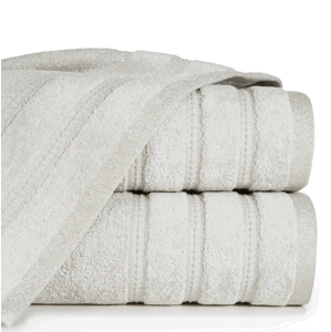 Bavlněný froté ručník s proužky GLORIA 50x90 cm, béžová, 500 gr Mybesthome