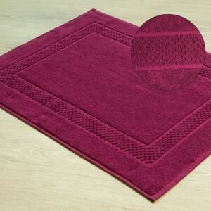 Koupelnová bavlněná předložka - kobereček CALAS tmavá růžová 50x70 cm nebo 60x90 cm Mybesthome Rozměr: 50x70 cm