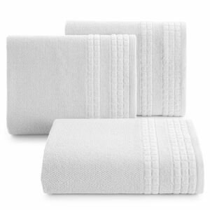 Bavlněný froté ručník s proužky CUBANA 50x90 cm, stříbrná, 500 gr Mybesthome Varianta: ručník - 1 kus 50x90 cm