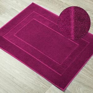 Koupelnová bavlněná předložka - kobereček DARKA tmavě růžová 50x70 cm nebo 60x90 cm Mybesthome Rozměr: 50x70 cm