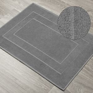 Koupelnová bavlněná předložka - kobereček DARKA šedá 50x70 cm nebo 60x90 cm Mybesthome Rozměr: 60x90 cm