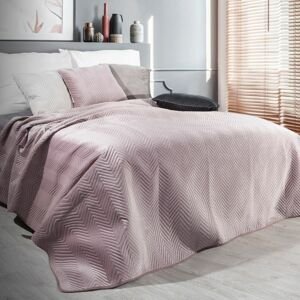 Přehoz na postel SOHO 220x240 cm pudrová růžová Mybesthome
