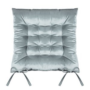 Sedák na židli SUMATRA stříbrná 40x40 cm (cena za 1 kus) Mybesthome