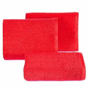 Bavlněný froté ručník MUSA 50x90 cm, červená, 500 gr Mybesthome Varianta: ručník - 1 kus 50x90 cm