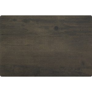 Prostírání WOOD 30x45 cm dřevěný motiv, tmavě hnědá Mybesthome