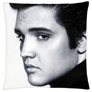 Polštář ELVIS PRESLEY 02 Mybesthome 40x40 cm Varianta: Povlak na polštář s antialergickou prošívanou výplní, 40x40 cm