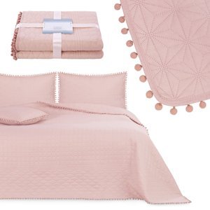 Přehoz na postel MEADOW 220x240 cm růžová Mybesthome