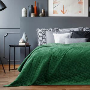 Přehoz na postel LEILA 220x240 cm zelená Mybesthome