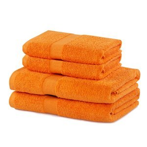 Set 100% bavlna CECIL 2x ručník 50x100 cm a 2x osuška 70x140 cm, oranžová, 525 gr, Mybesthome