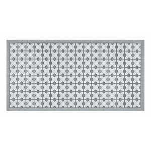 Žakárový ubrus - běhoun LUIZ různé rozměry bílá/šedá MyBestHome Rozměr: 70x140 cm