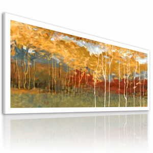 Obraz na plátně COLOR WOOD A různé rozměry Ludesign ludesign obrazy: 120x50 cm