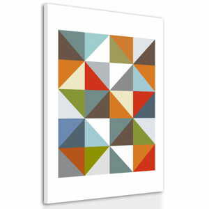 Obraz na plátně TRIANGOLO II. různé rozměry Ludesign ludesign obrazy: 70x100 cm