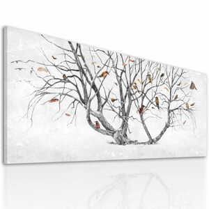 Obraz na plátně BIRDS B různé rozměry Ludesign ludesign obrazy: 100x40 cm