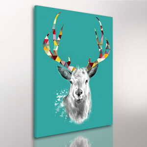 Obraz na plátně SCANDI DEER C různé rozměry Ludesign ludesign obrazy: 70x50 cm