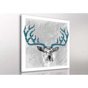 Obraz na plátně SCANDI DEER E různé rozměry Ludesign ludesign obrazy: 70x70 cm